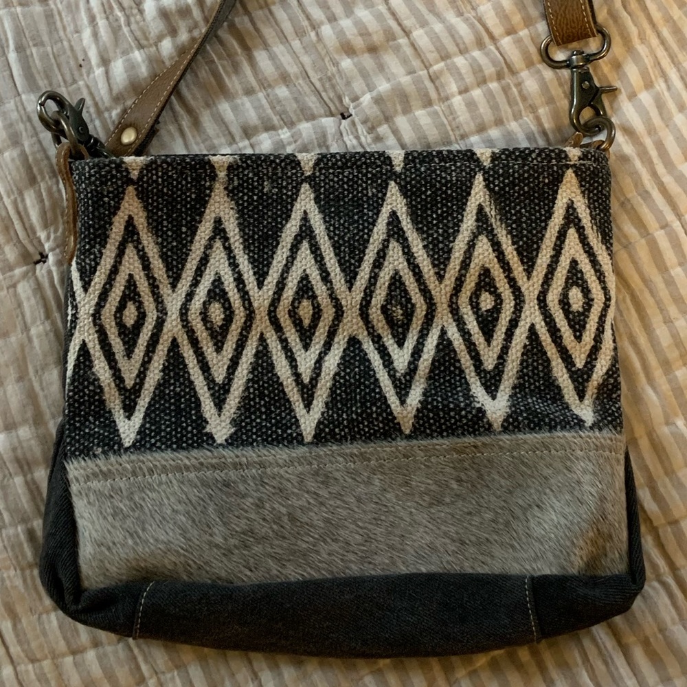 Cow hide Myra Bag crossbody